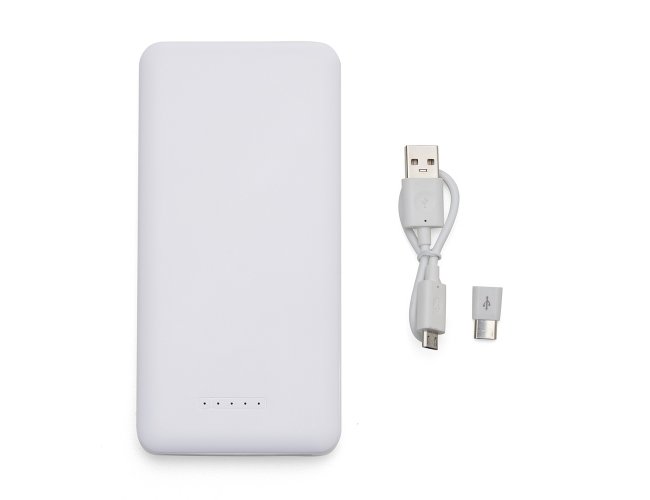 Power Bank 10.000mAh com Carregamento via Induo ou via Cabo