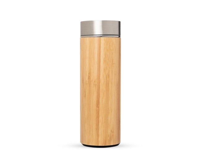 Garrafa Bambu e Inox 400 ml