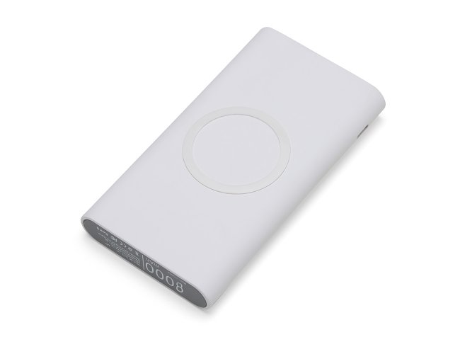 Power Bank 8000mAh com Carregamento via Induo ou via Cabo